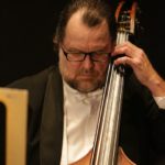 Man playing double bass