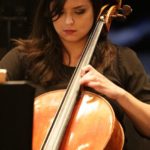 Woman playing cello