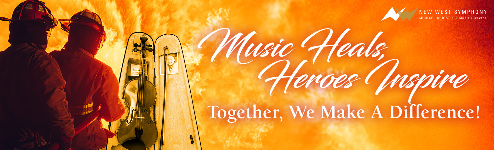 Music Heals, Heroes Inspire Together, We Make Difference!